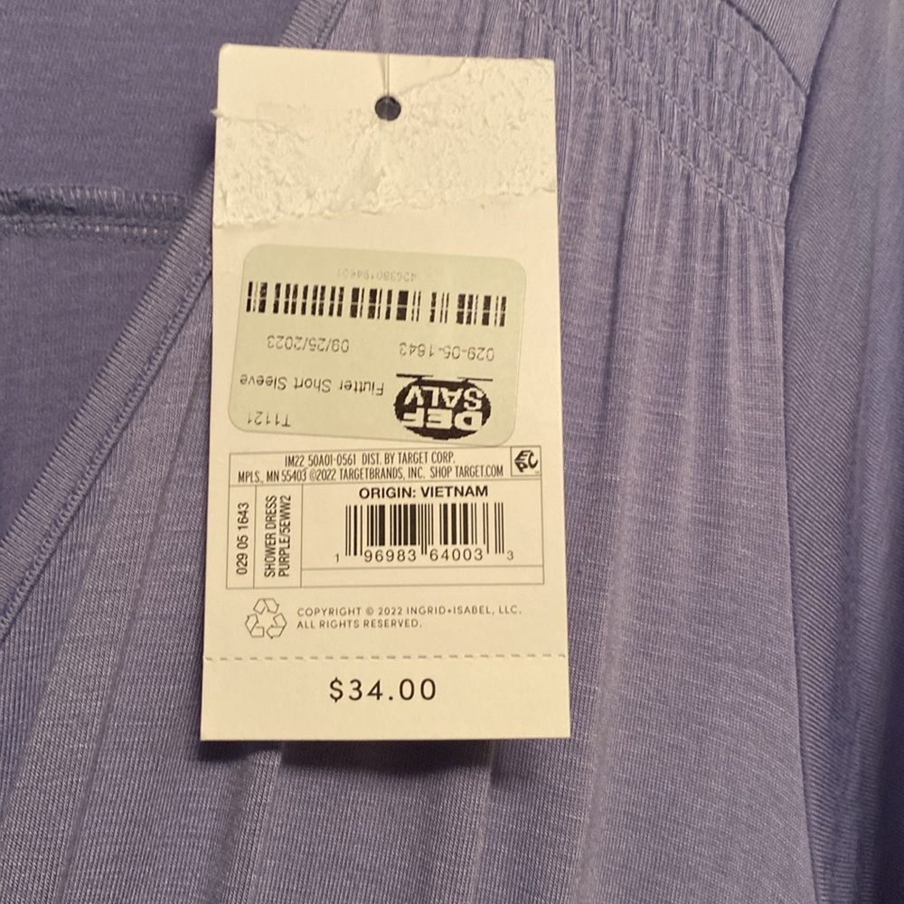 Brand New Isabel Lilac Flutter Maxi Dress…size XL - Picture 6 of 6